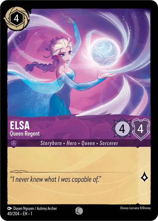 Disney Lorcana: Elsa - Queen Regent card image