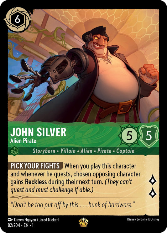 Disney Lorcana: John Silver - Alien Pirate card image