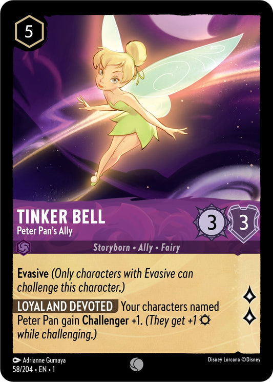 Disney Lorcana: Tinker Bell - Peter Pan's Ally card image