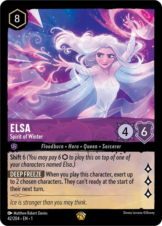 Disney Lorcana: Elsa - Spirit of Winter card image