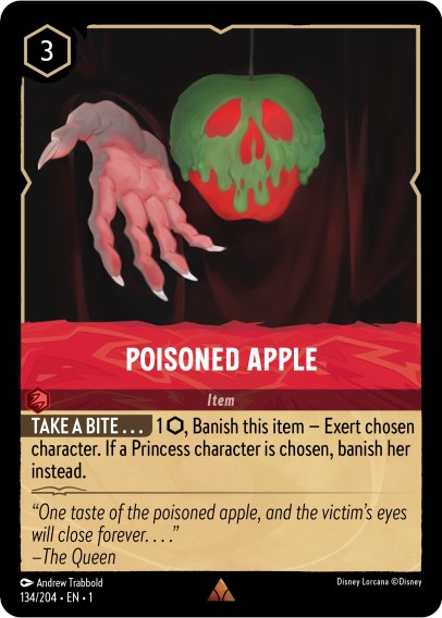 Disney Lorcana: Poisoned Apple card image