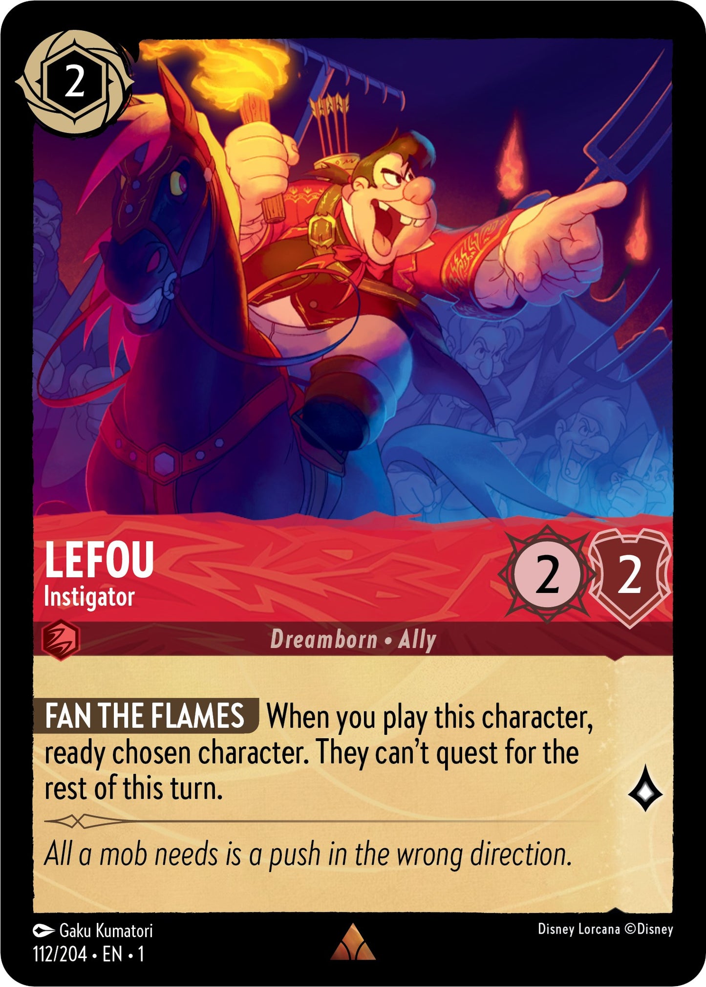 Disney Lorcana: Lefou - Instigator card image