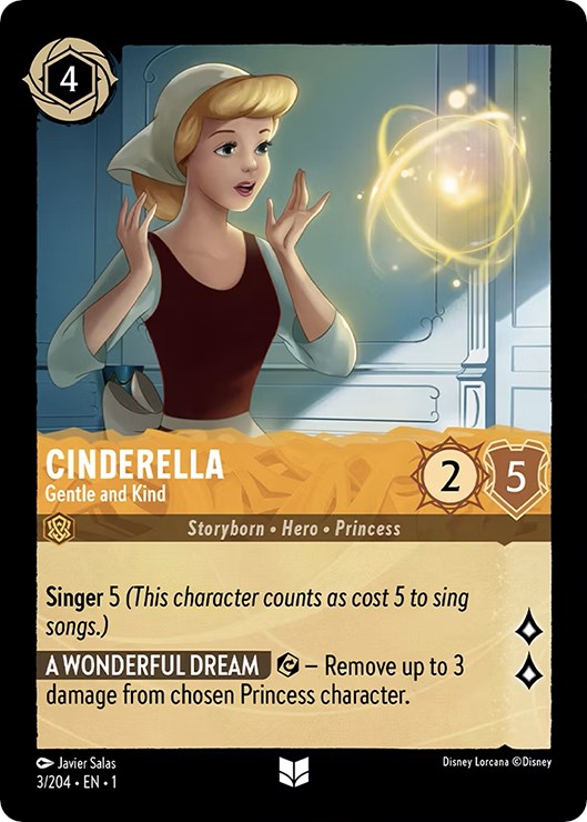 Disney Lorcana: Cinderella - Gentle and Kind card image