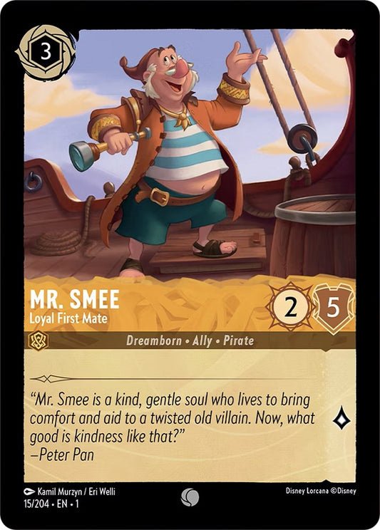 Disney Lorcana: Mr. Smee - Loyal First Mate card image