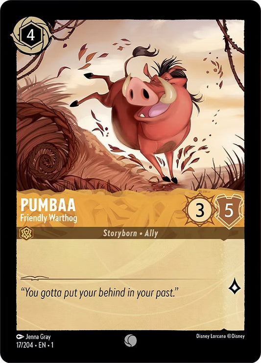 Disney Lorcana: Pumbaa - Friendly Warthog card image