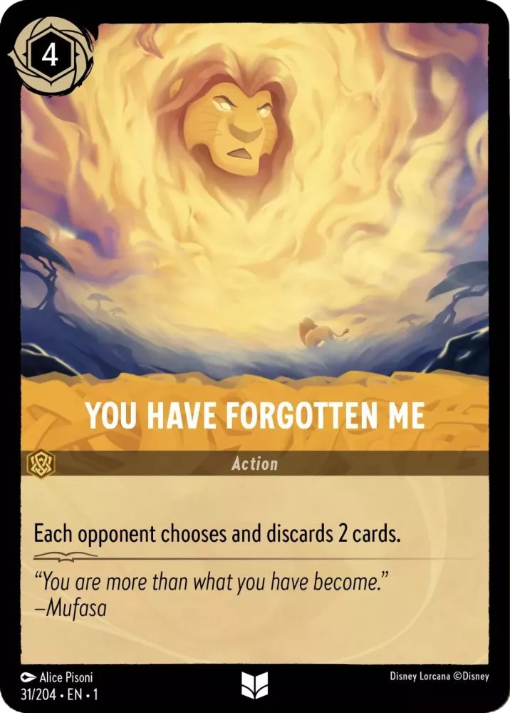 Disney Lorcana: You Have Forgotten Me card image