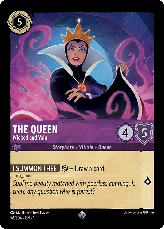 Disney Lorcana: The Queen - Wicked and Vain card image