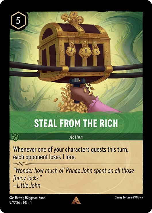 Disney Lorcana: Steal From The Rich card image