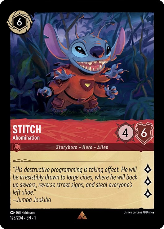 Disney Lorcana: Stitch - Abomination card image