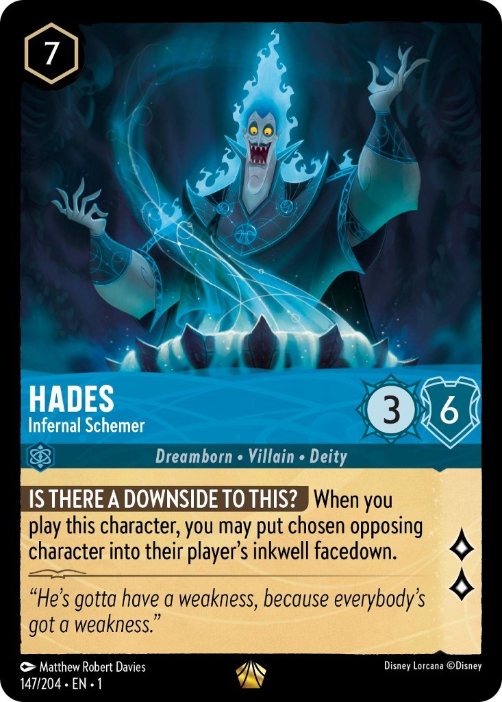 Disney Lorcana: Hades - Infernal Schemer card image