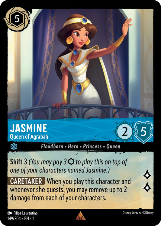 Disney Lorcana: Jasmine - Queen of Agrabah card image