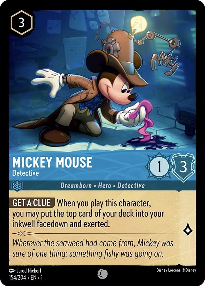 Disney Lorcana: Mickey Mouse - Detective card image