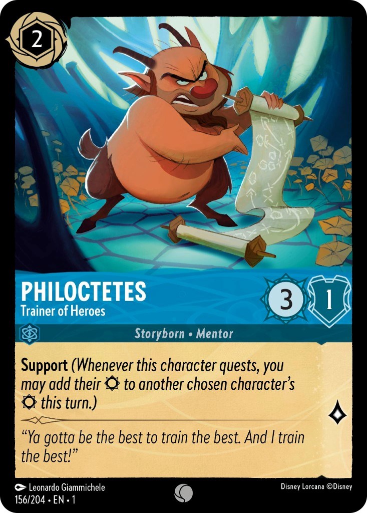 Disney Lorcana: Philoctetes - Trainer of Heroes card image