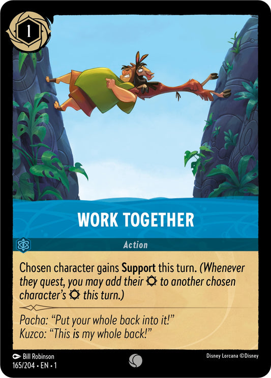 Disney Lorcana: Work Together card image