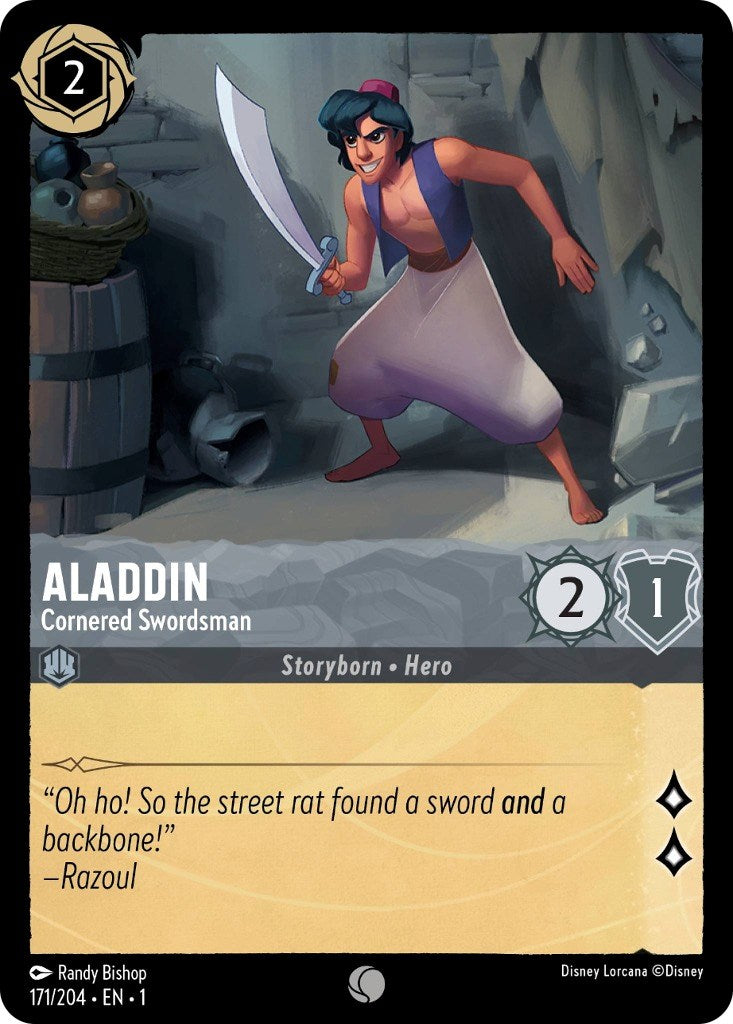 Disney Lorcana: Aladdin - Cornered Swordsman card image