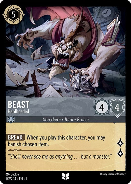 Disney Lorcana: Beast - Hardheaded card image