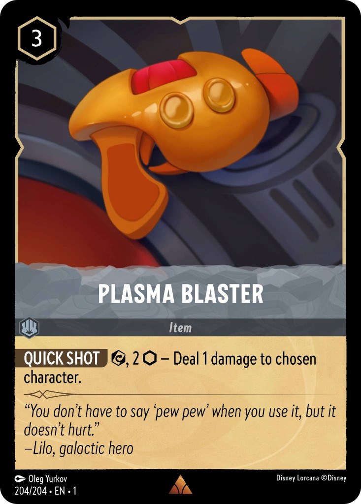 Disney Lorcana: Plasma Blaster card image