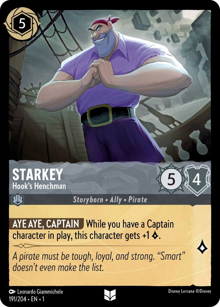 Disney Lorcana: Starkey - Hook's Henchman card image