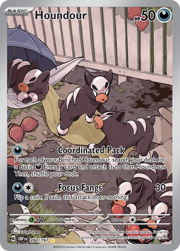 Houndour - 204/197