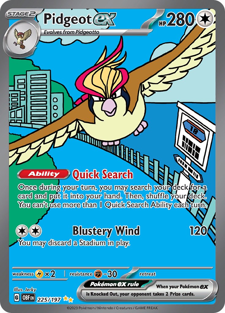 Pidgeot ex - 225/197