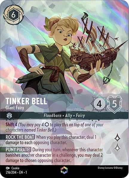 Disney Lorcana: Tinker Bell - Giant Fairy (Enchanted) card image