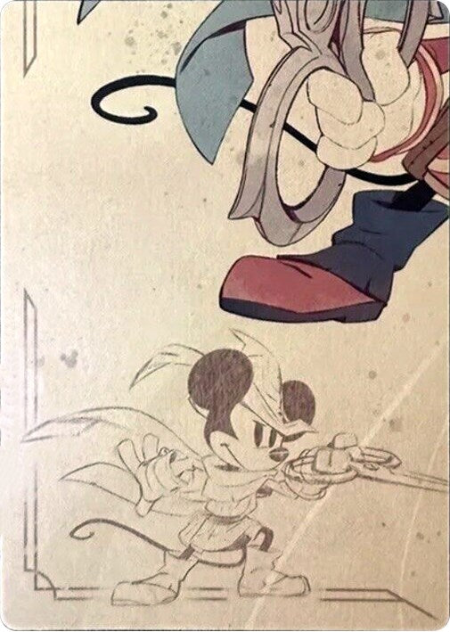 Disney Lorcana: Mickey Mouse - Brave Little Tailor Puzzle Insert (Bottom Left) card image