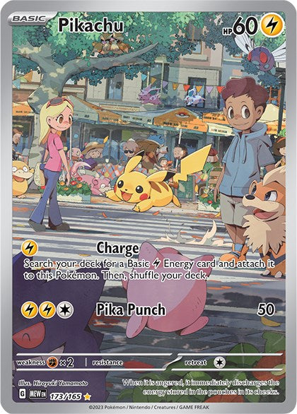 Pokemon: Pikachu - 173/165 card image