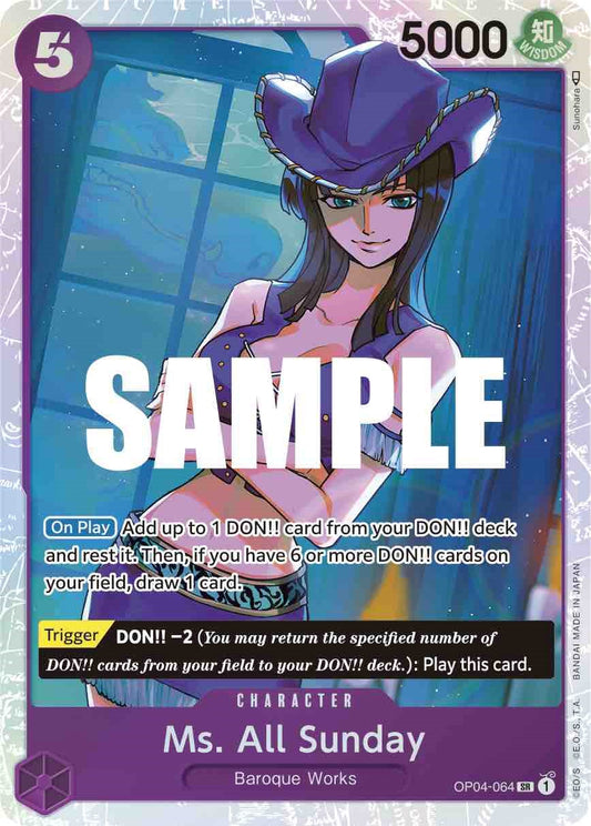 One Piece Card Game: Ms. All Sunday card image