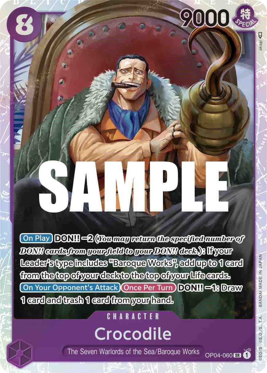 One Piece Card Game: Crocodile (060) card image