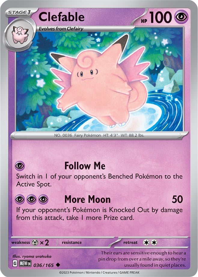 Pokemon: Clefable card image