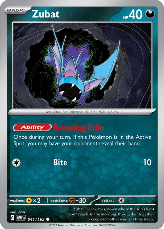 Pokemon: Zubat card image