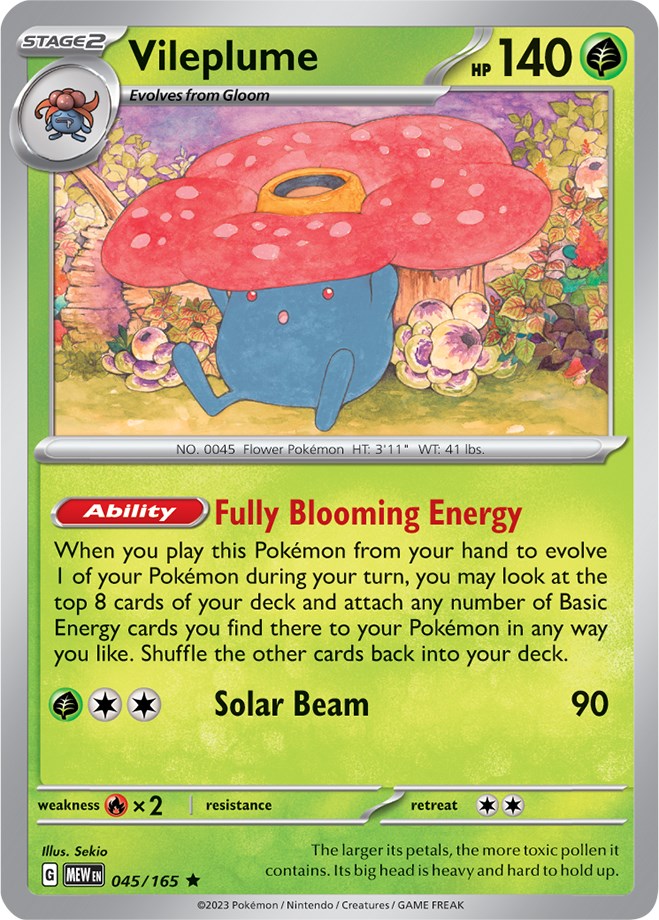 Pokemon: Vileplume card image