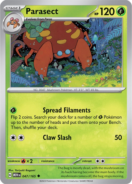 Pokemon: Parasect card image