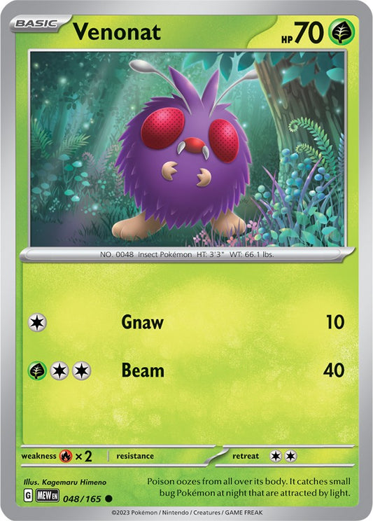 Pokemon: Venonat card image