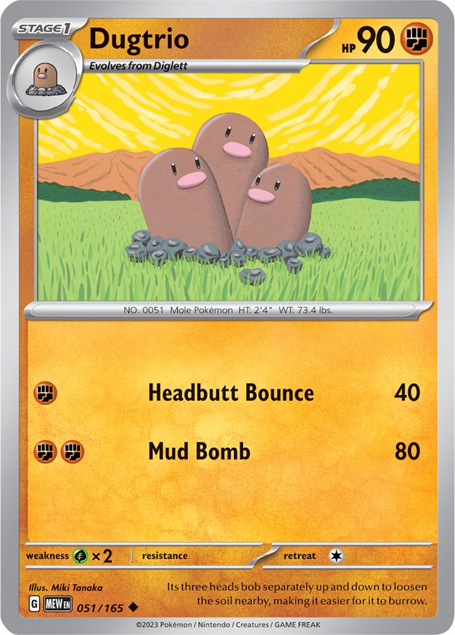 Pokemon: Dugtrio card image