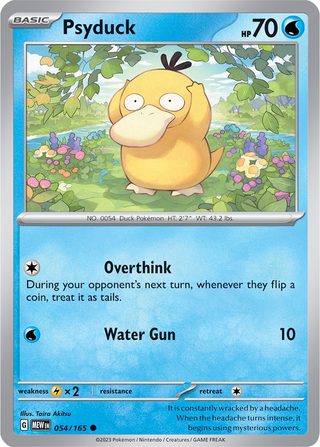 Pokemon: Psyduck - 054/165 card image