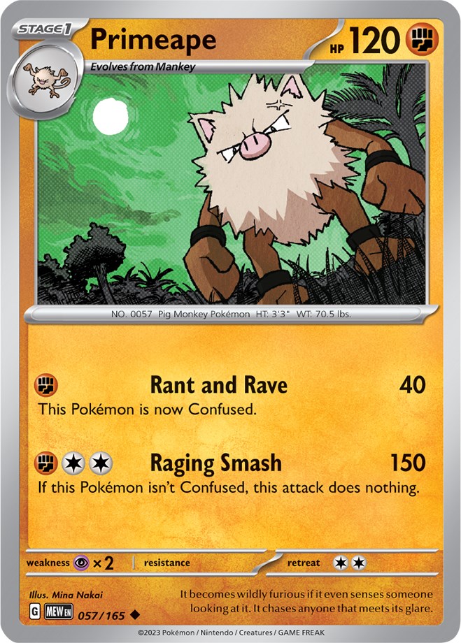 Pokemon: Primeape card image