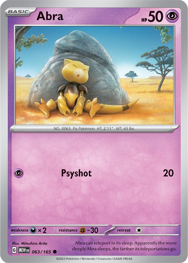 Pokemon: Abra card image