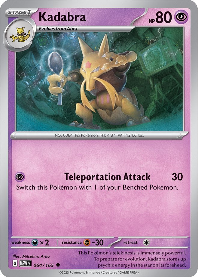 Pokemon: Kadabra card image