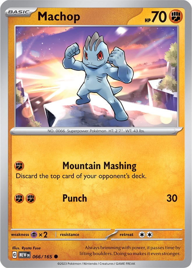 Pokemon: Machop card image