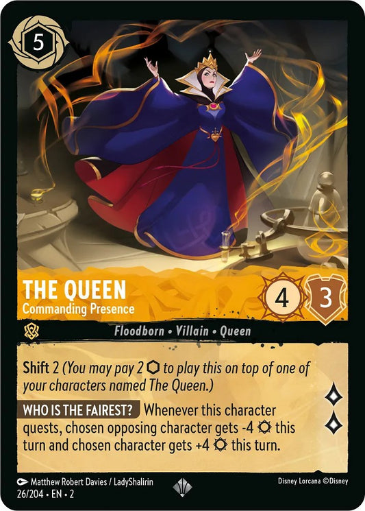 Disney Lorcana: The Queen - Commanding Presence card image