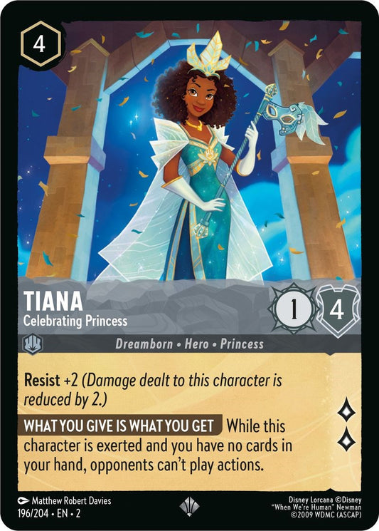 Disney Lorcana: Tiana - Celebrating Princess card image