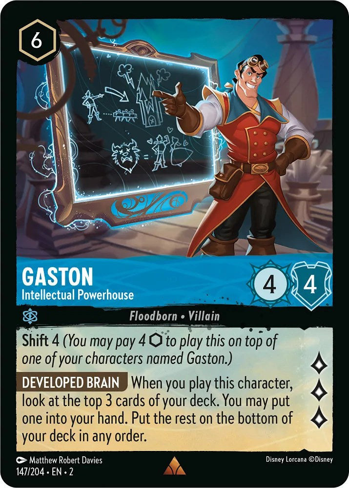 Disney Lorcana: Gaston - Intellectual Powerhouse card image