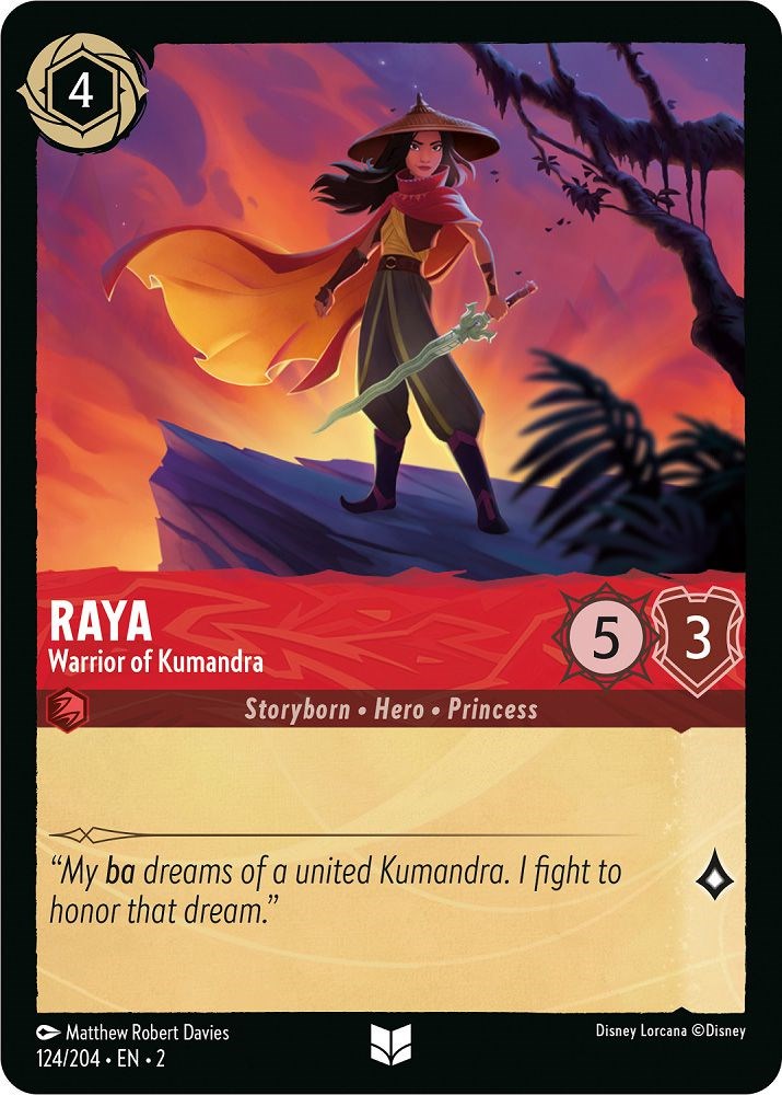 Disney Lorcana: Raya - Warrior of Kumandra card image