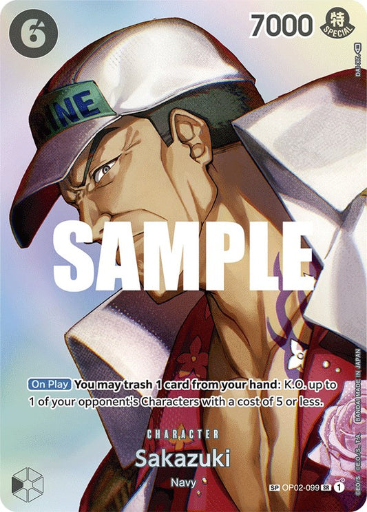 One Piece Card Game: Sakazuki (SP) card image