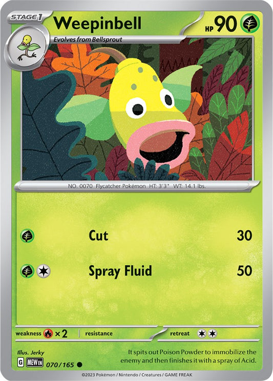 Pokemon: Weepinbell card image