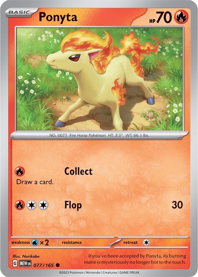 Pokemon: Ponyta card image