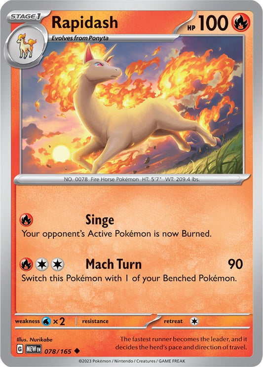 Pokemon: Rapidash card image