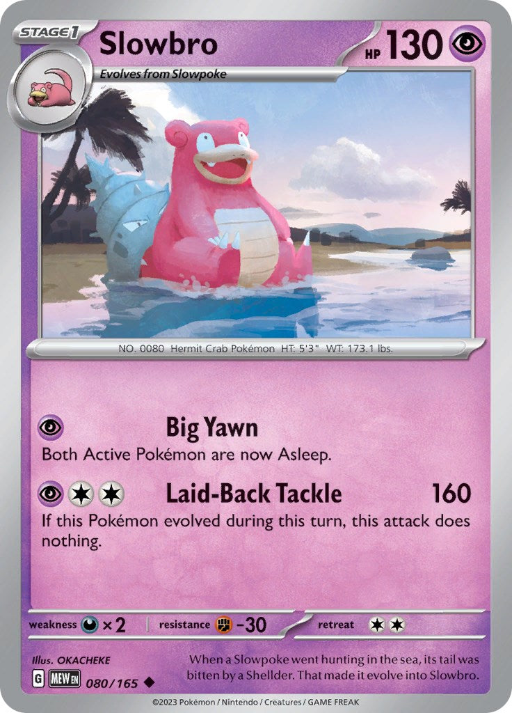 Pokemon: Slowbro card image