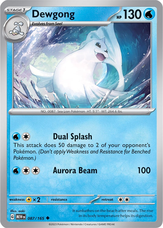 Pokemon: Dewgong card image